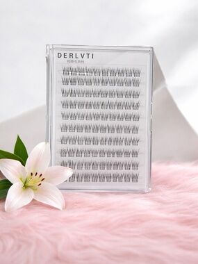DERLVT Black False Eyelashes